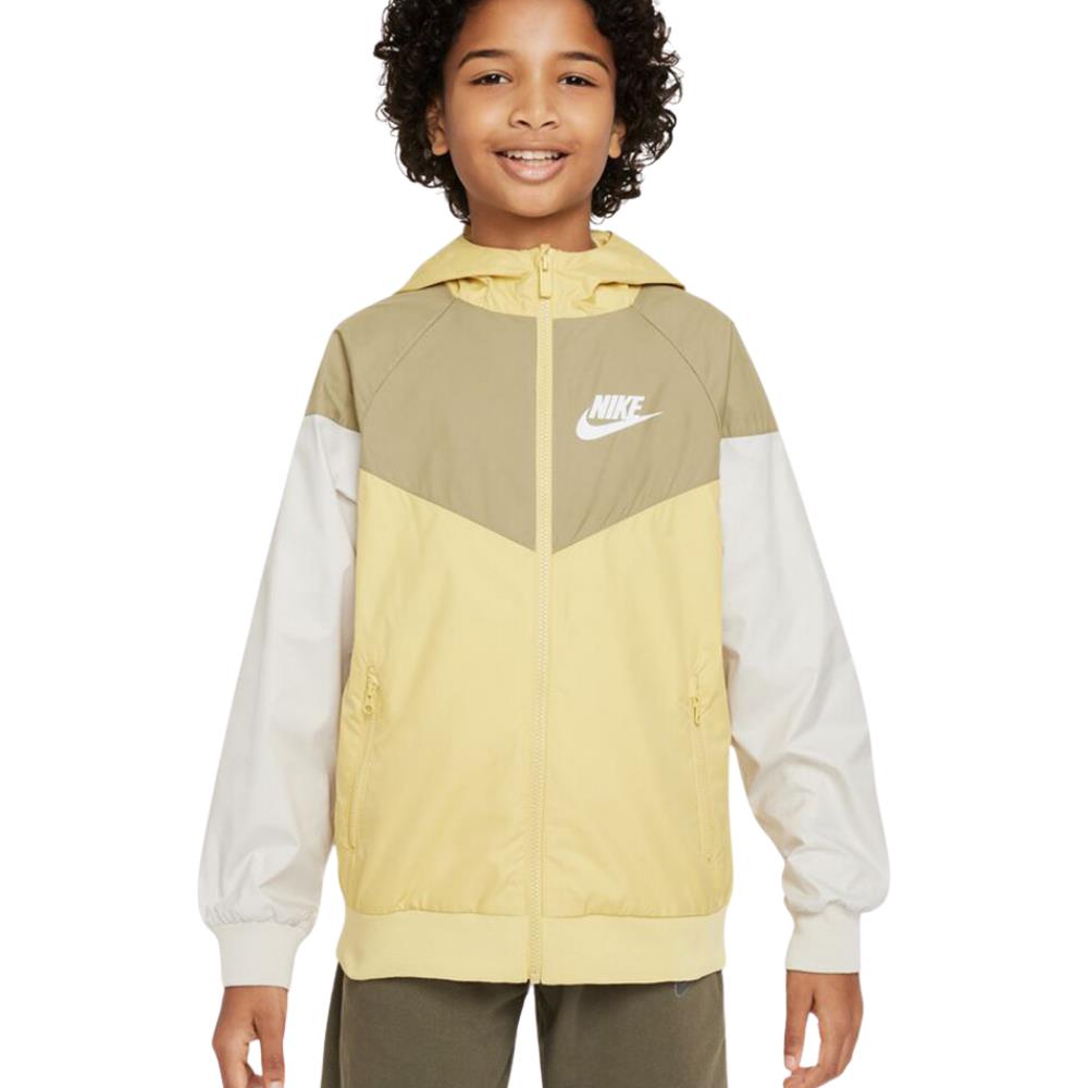 Agasalho-Infantil-Nike-Sportswear-Windrunner-Amarelo-Bege-|XS-XL-850443-700--INV24-